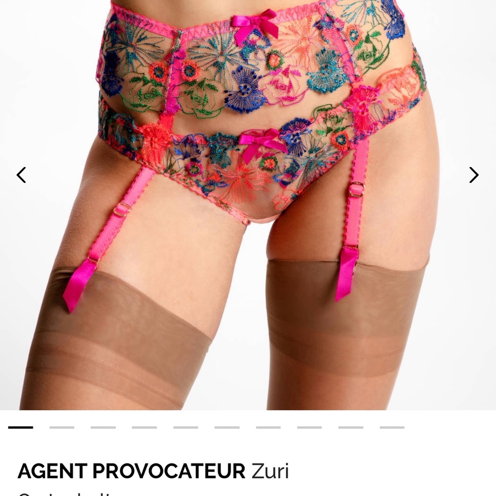 NWT Agent Provocateur Zuri suspenders/garter belt. AP size 5.